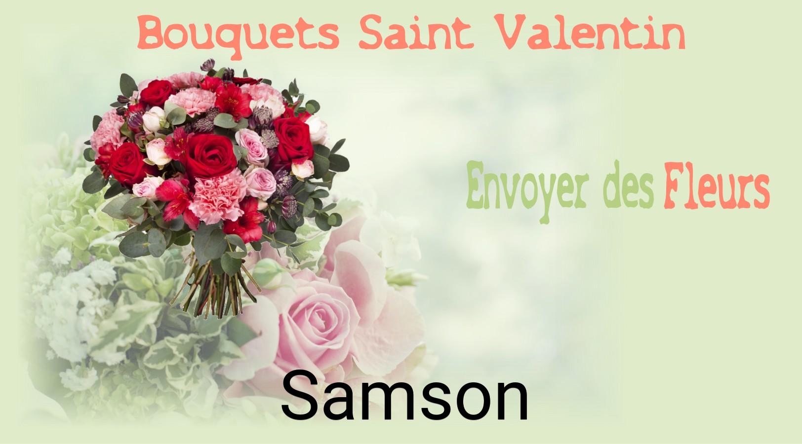 Roses de Saint-Valentin livrées à Samson
